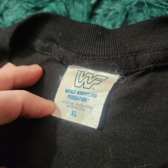 Vintage WrestleMania V Tee 1989 WWF Mega Powers Thin Single Stitch USA - Picture 5 of 7